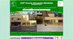 Desktop Screenshot of colegiovicentealeixandremarbella.com